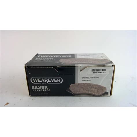 wearever silver organic vs semi metallic brake pads box|wearever silver brakes.